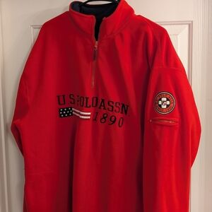 U.S. Polo Assn. Red Pullover
